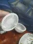 Автентичен комплект винтидж изделия от италиански порцелан/майолика от Басано , снимка 12