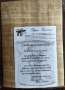 Оригинален папирус от Сиракуза (Сицилия) - Архимед, 18 х 13 см, снимка 3