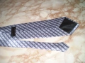 Сива  вратовръзка с шарки  SHENG KAI HAND MADE., снимка 2