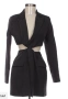 Дамска черна рокля, XS, Missguided, снимка 1
