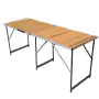 FAVO DUO DECOR 150/50– Сгъваема двойна маса с дървесен MDF плот -ПРОФИЛ М, снимка 3