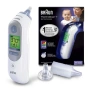 Инфрачервен ушен термометър Braun ThermoScan 7 5828888 20-18, Age Precision, 21 филтъра, Бял, снимка 1