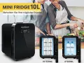 10L Мини Хладилник 12V / 220V, LCD Дисплей, Охлаждане и Затопляне, Enventor, снимка 8
