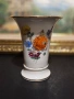 Порцеланова ваза с цветя, Meissen, 1950г., снимка 2