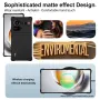 IMAK за ZTE nubia Z80 Ultra 5G Airbag Удароустойчив TPU Калъф със Скрийн Протектор – Матов Черен, снимка 3