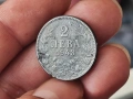 Монета 2 лева 1943 г, снимка 2