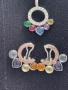 Булгари / Bvlgari комплект от 750 и 585 бяло  злато, снимка 4