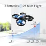 Мини дрон Holy Stone HS210 за деца с 3 батерии и 3D обръщане – RC квадрокоптер, снимка 4