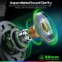 WESEARY WG1 Безжични геймърски слушалки с микрофон – 2.4GHz, Bluetooth 5.0, RGB, до 50 часа работа, снимка 3