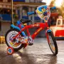 Детски велосипед Paw Patrol 16” – със спомагателни колела, спирачки и бутилка за вода, снимка 6