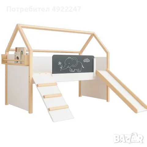 Детско легло Къщичка , снимка 3 - Мебели за детската стая - 55696322