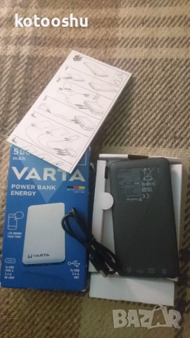 Външна батерия Varta 5000 mAh, снимка 2 - Друга електроника - 54442684
