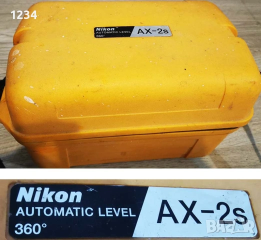 Японски оптичен автоматичен нивелир NIKON AZ-1 калиброван 20x, снимка 7 - Други инструменти - 55149697