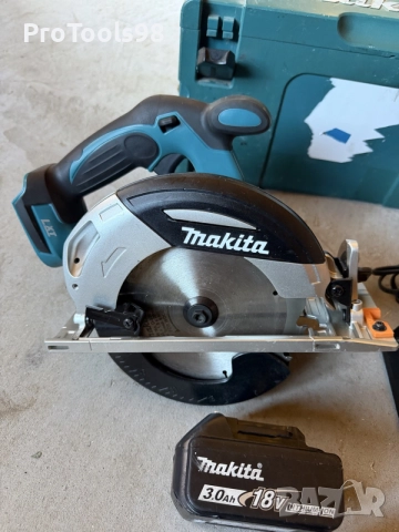 Makita DHS 630 18v 2025г. ръчен циркуляр, снимка 3 - Триони и циркуляри - 55361167