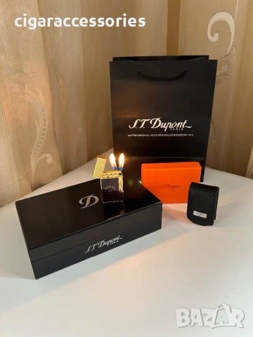 S.T. Dupont Ligne 2 Padron – запалка, 2 пламъка, пълен комплект, снимка 8 - Запалки - 54007256