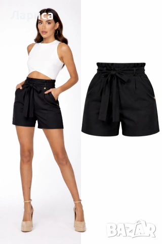 Черни къси панталонки Junona