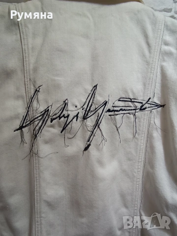 Яке Asoss,деним,с апликация Yoghi Yamamoto, снимка 3 - Якета - 53984844