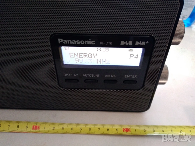 FM/DAB радиоприемник PANASONIC RF-D10, снимка 4 - Радиокасетофони, транзистори - 54097226