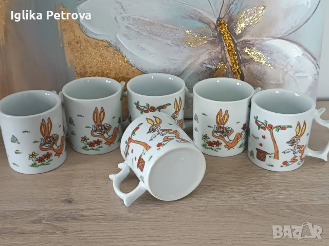 Порцеланови чаши с детски мотив , снимка 7 - Чаши - 54595061