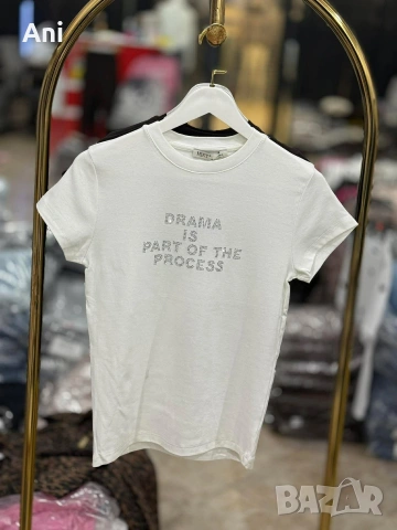 💓Топ тениски с камъни, снимка 6 - Тениски - 54284474