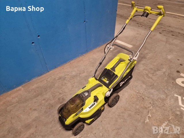 Хибридна косачка Ryobi Hybrid 18V + Кабел, снимка 2 - Градинска техника - 54386731