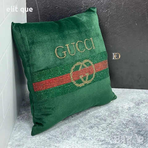 калъф за декоративна възглавница 45х45см Gucci , снимка 2 - Спално бельо - 55063981