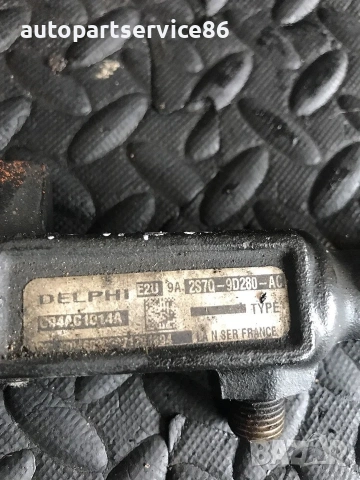 Горивна рейка за Ford Mondeo 2.0 TDCi (2004) Delphi 2S7Q-9D280-AC, снимка 2 - Части - 55143681