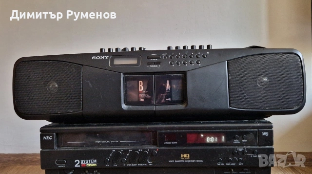 VHS плеъри, радиокасетофон Sony, снимка 6 - Радиокасетофони, транзистори - 55091535