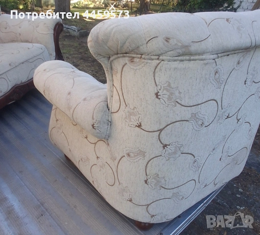 канапе + фотьойл , снимка 7 - Дивани и мека мебел - 54460298