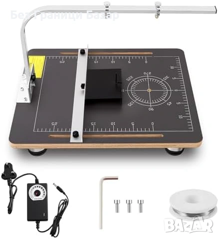Нова Електрическа машина за рязане на пенопласт макети стиропор и DIY 19x15 с регулатор