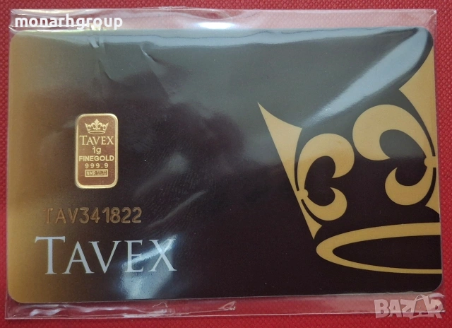 1 грам абонаментно златно кюлче Tavex, снимка 3 - Други ценни предмети - 54668655