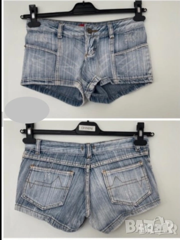 къси дънки jeans mom пола S 34/36, снимка 15 - Къси панталони и бермуди - 38135228
