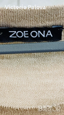 ZOE ONA дизайнерски топ - фино и въздушно плетиво, М, снимка 3 - Корсети, бюстиета, топове - 54358475