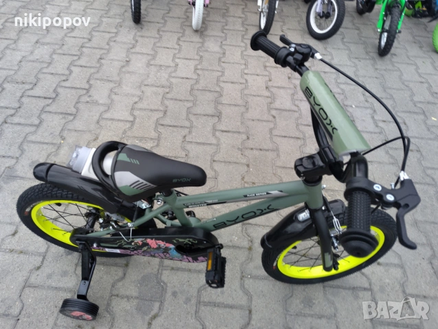 X Детски велосипед 16" MONSTER зелен, снимка 3 - Велосипеди - 54395120