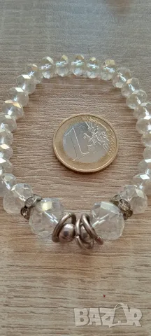Дамска  сребриста гривна, снимка 3 - Гривни - 55378093
