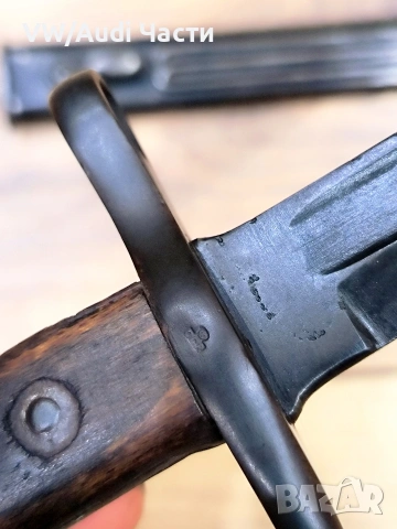 Италиански щик нож байонет Манлихер Каркано M1891, снимка 7 - Антикварни и старинни предмети - 55105651