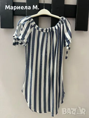 Zara рокля с паднали рамене, XS