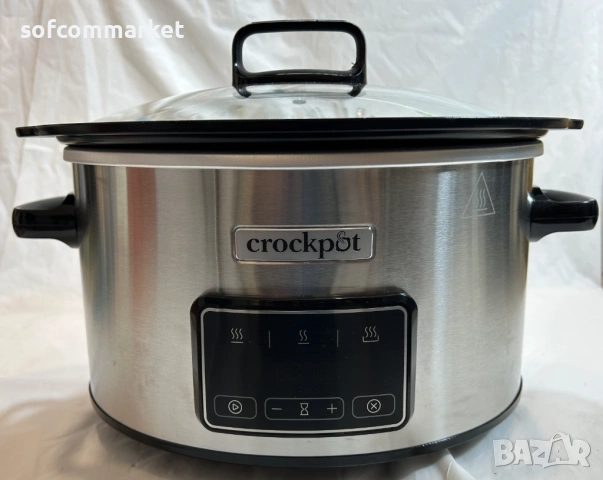 ЧИСТО НОВ Crock-Pot Sizzle & Stew 3.5L – уред за бавно готвене + ГАРАНЦИЯ, снимка 3 - Мултикукъри - 54631688