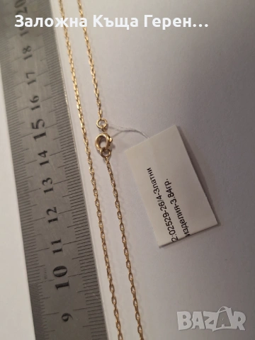 Златен синджир 3,84гр., снимка 3 - Колиета, медальони, синджири - 54178239