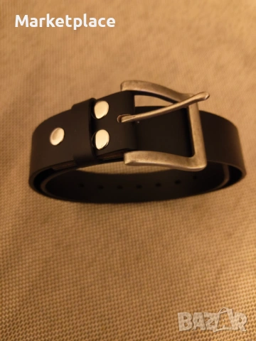 Кожен колан черен , снимка 2 - Колани - 54029186