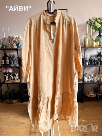 ZARA Дамска жестока рокля, снимка 11 - Рокли - 54001709