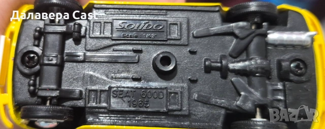 1/43 Seat 600D 1965 Solido , снимка 2 - Колекции - 54745337