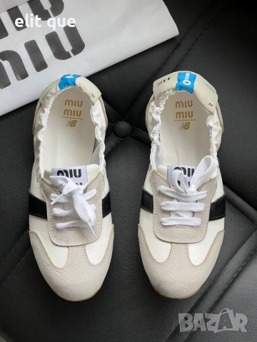 кецове тип пантофки Miu Miu