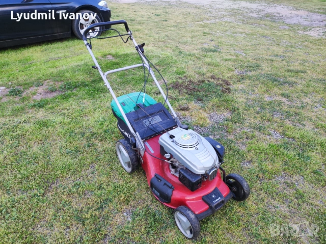 Бензинова косачка с кош Einhell 2014г. 163cm 3,5кс 4t 51см 44кг, снимка 8 - Градинска техника - 54364336