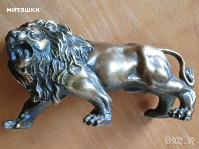 Бронзова пластика лъв, снимка 7 - Декорация за дома - 54137522
