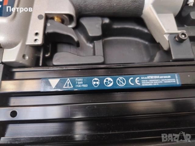 Пневматичен такер Нов Ferm, снимка 8 - Други машини и части - 54170224