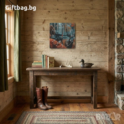 Стенен часовник „Ловец с оптика“, снимка 3 - Стенни часовници - 54059514