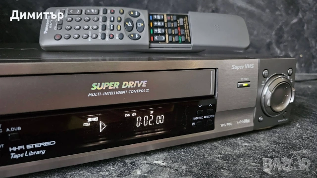 Panasonic S-VHS - NV-HS960EG-S videorecorder, видеорекордер, снимка 2 - Плейъри, домашно кино, прожектори - 55107862