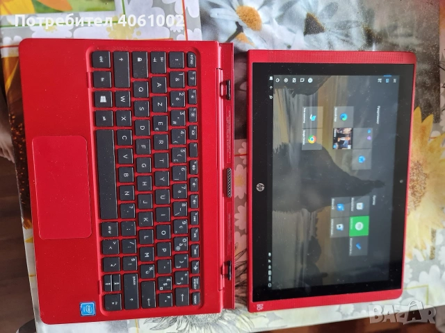 Таблет и лаптоп Hp-Pavilion x2 10‑n series, снимка 4 - Лаптопи за работа - 54362664