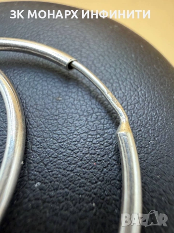 Сребърни обеци /925/, снимка 2 - Обеци - 54258604